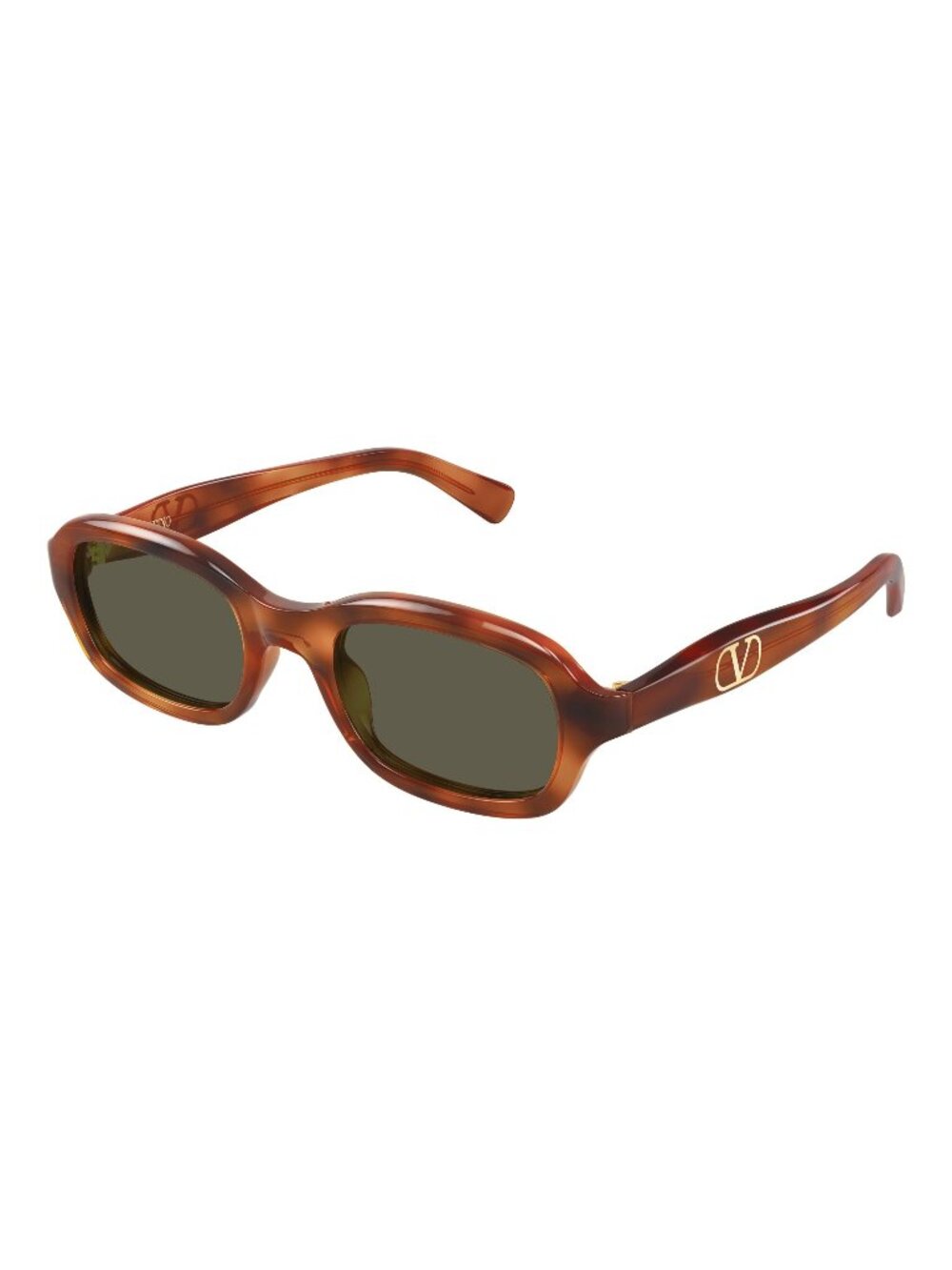 New Valentino Women's Sunglasses Havana Brown Lens Acetate Frame VG0010S 002 51